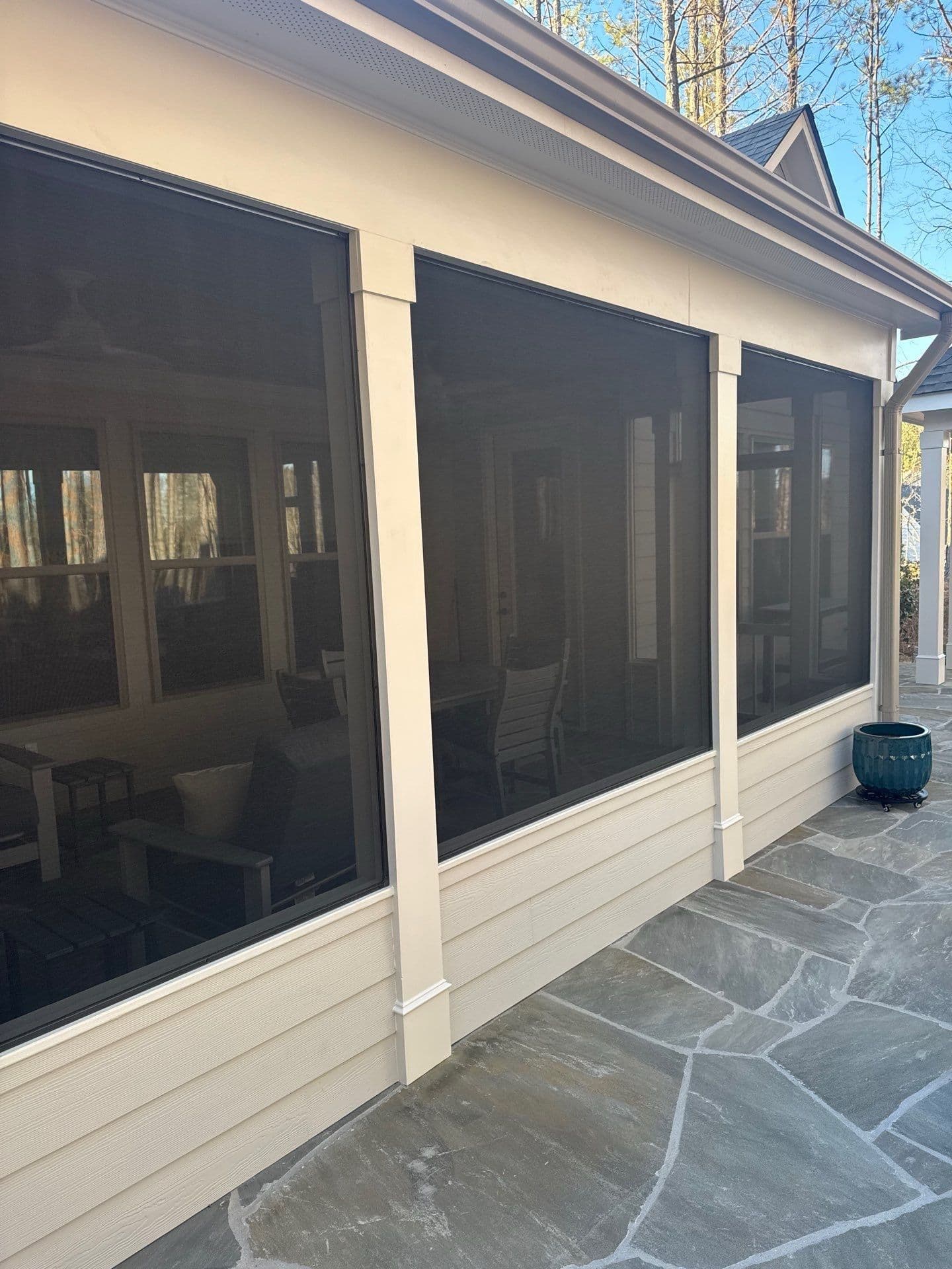 Gallery photos for Stunning Screened Porch and Flagstone Patio in Canton GA: Image #1