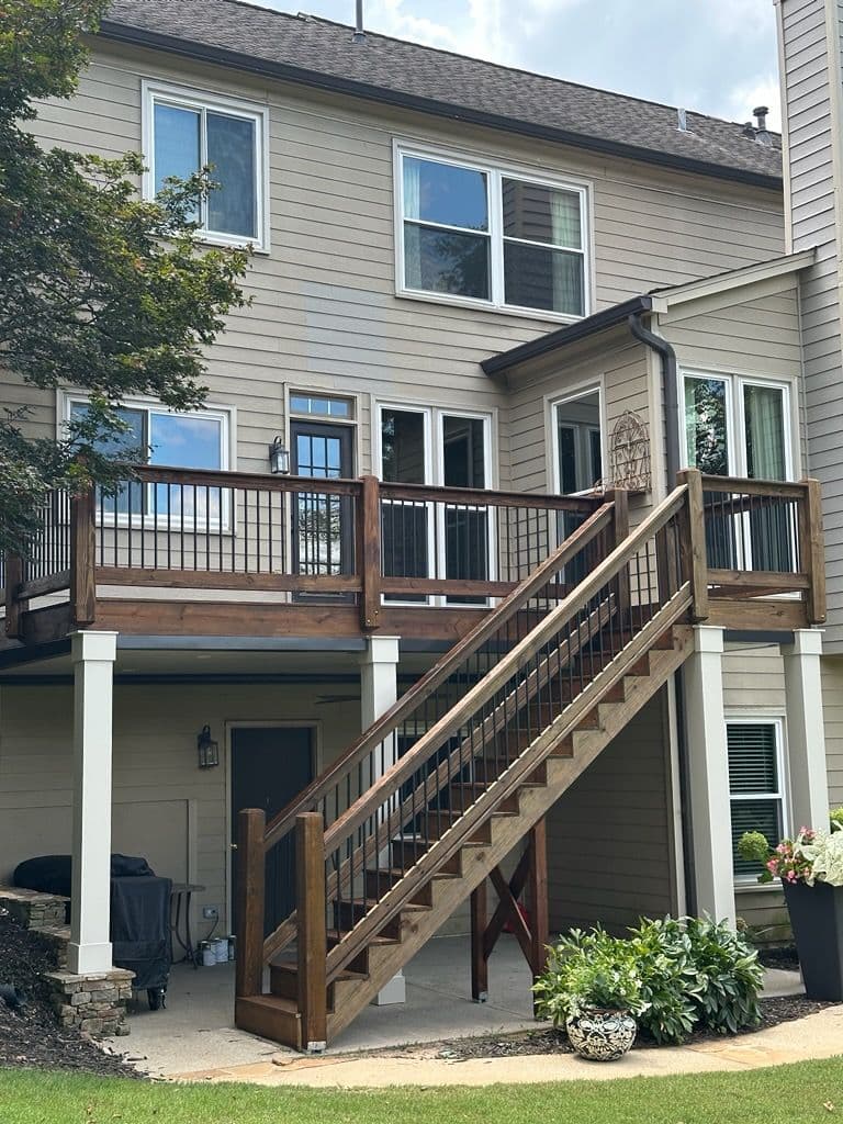 Gallery photos for Stunning Deck Replacement in Alpharetta: Image #2