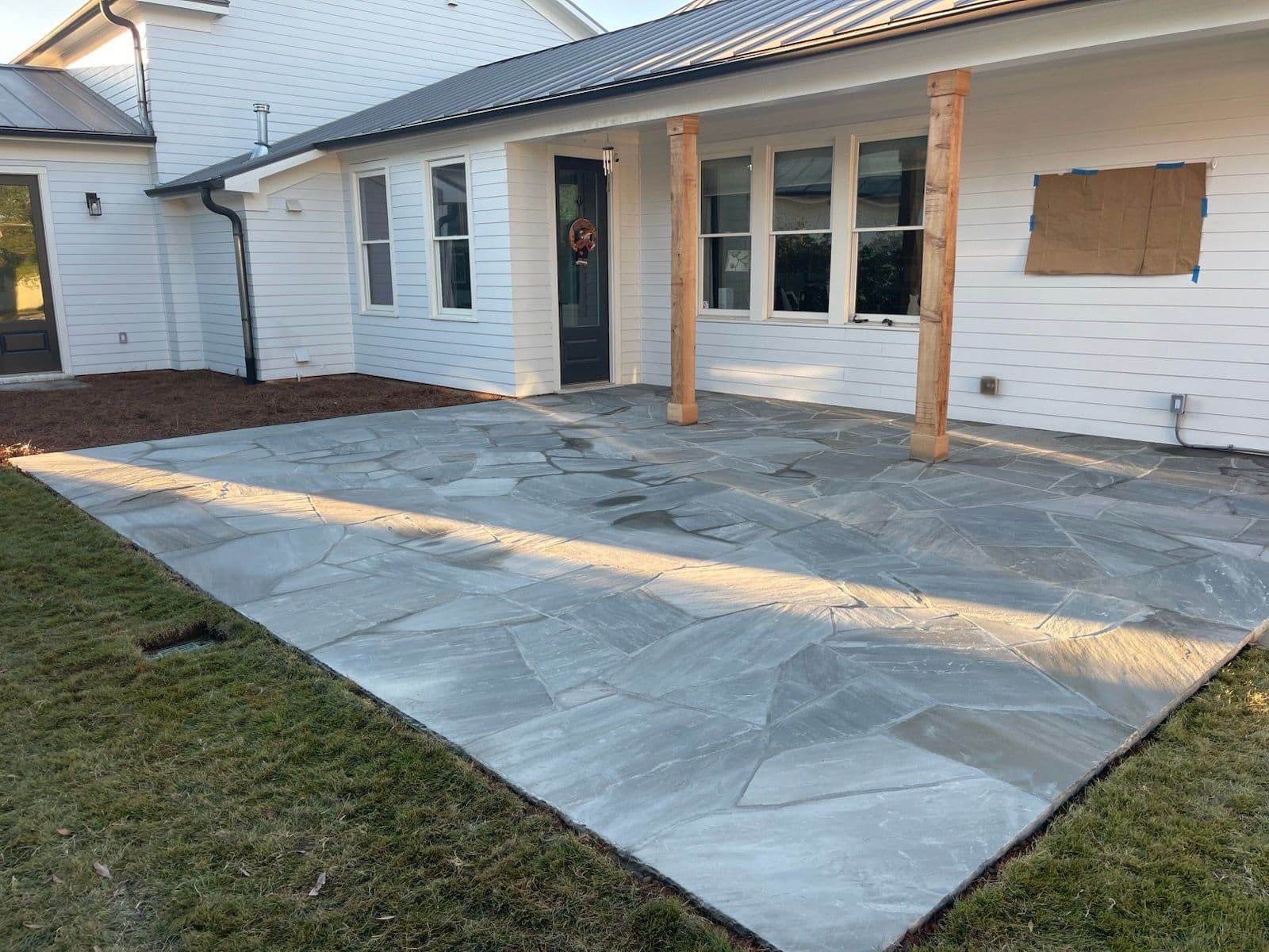 Beautiful Flagstone Patio Extension in Cumming GA image